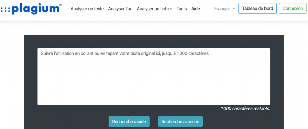 plagium anti plagiat outil